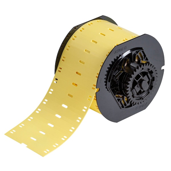 Cable Tags 0.39in H x 2.95in W Thermoplastic Polyether Polyurethane Yellow 750/RL